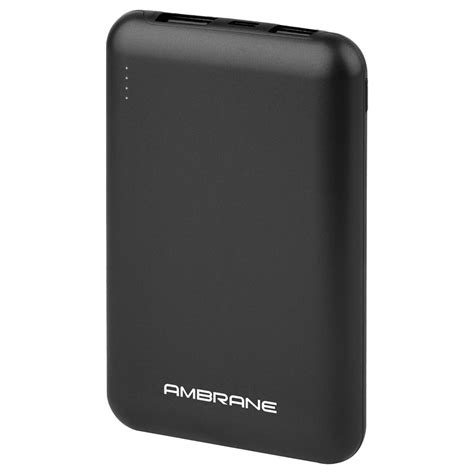 Buy Ambrane Powerlit 10000mah Li Polymer Power Bank Black Online