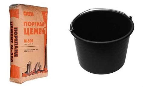 Сколько ведер и литров в мешке цемента 50 кг (20, 25 и 40)
