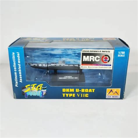 Mrc Easy Model Dkm U Boat Type Viic Submarine 1700 Scale Plastic