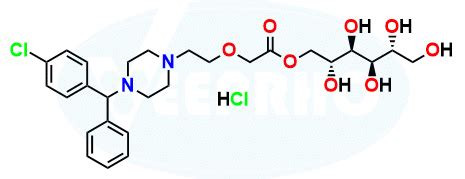 Cetirizine Sorbitol Ester Impurity HCl Salt Mixture Of Diastereomers