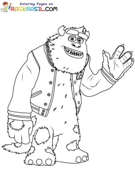 Dibujos De Monster Inc Para Colorear