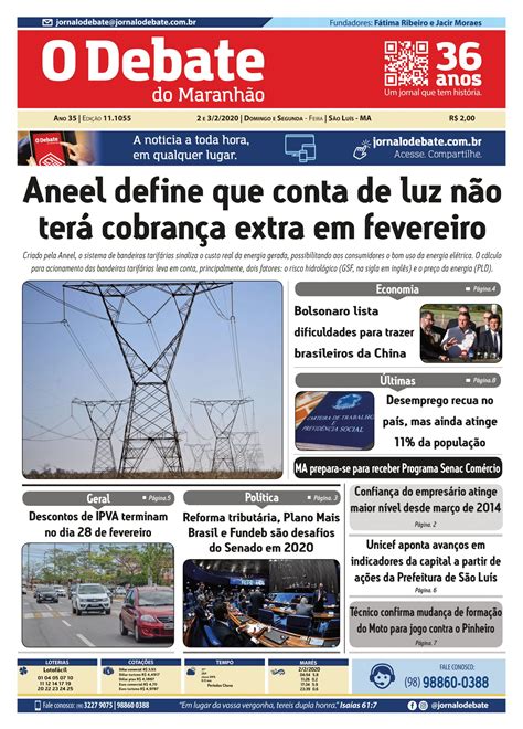 Jornal O Debate do dia 02 e 03/02/2020 – Jornal O Debate MA
