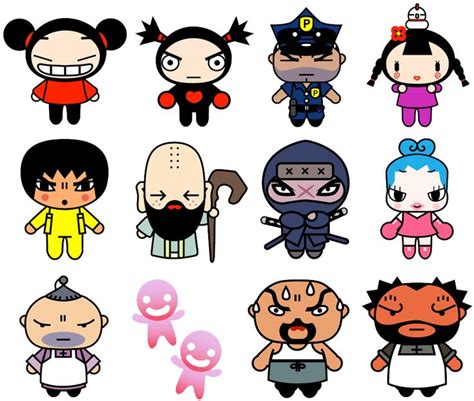 Pucca Pucca Y Garu Pegatinas Bonitas Dibujos De Pucca