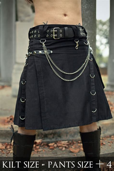 Versatta Gothic Kilt Leather Kilt Men In Kilts Celtic Clothing