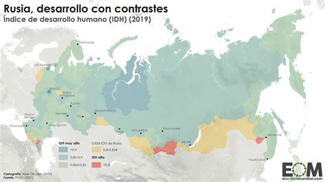 El Mapa Del Desarrollo En Rusia Mapas De El Orden Mundial Eom