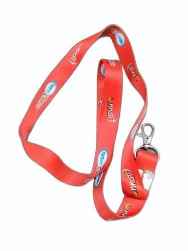 Orange Polyester Printed Lanyard 1 Inch At Rs 25 In Delhi Id