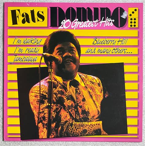 Fats Domino / 20 Greatest Hits - Vinyl LP Record Album Rock and Roll, R