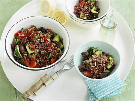 Mediterranean Red Rice Salad