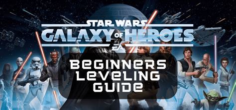 Swgoh Beginners Leveling Guide One Chilled Gamer
