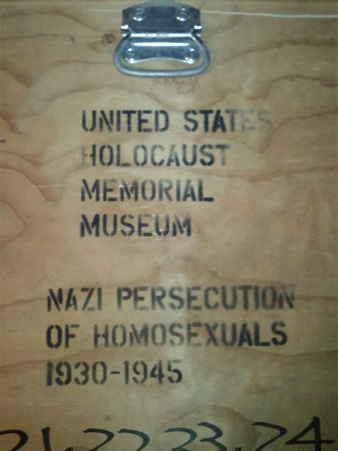 Gay Exhibit Installed At Dallas Holocaust Museum Dallas Voice