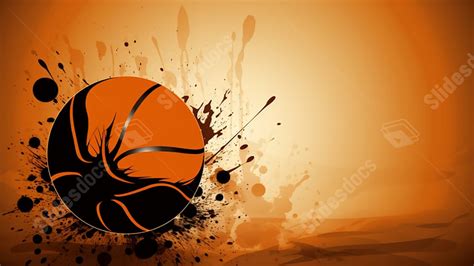 Basketball Flat Map Powerpoint Background For Free Download - Slidesdocs