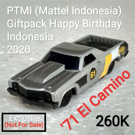 Jual Hot Wheels El Camino Happy Birthday PTMI Mattel Indonesia Anniversary Kab Sleman