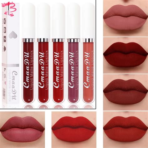 12colors Ultra Matte Liquid Lipstick Lip Glosses Waterproof Sexy Long