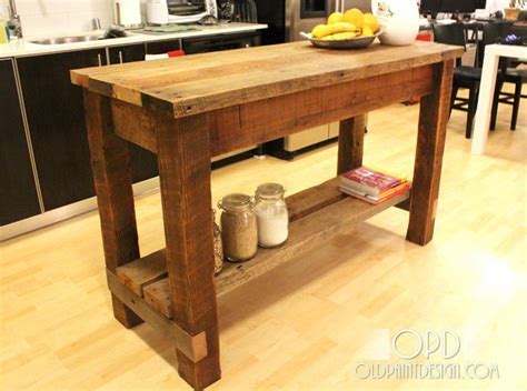 Gaby Kitchen Island Homemade Kitchen Island Rustic Kitchen Island Kitchen Islands Narrow