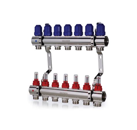 КОЛЛЕКТОРНЫЙ БЛОК С РАСХОДОМЕРАМИ KR.1110 — Инженерная сантехника KOER