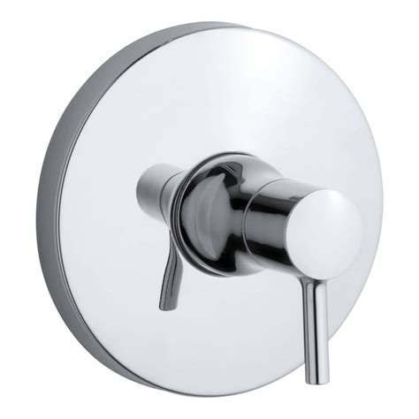 Kohler Toobi Rite Temp 1 Handle Tub And Shower Faucet Trim Kit With Lever Handle In Polished