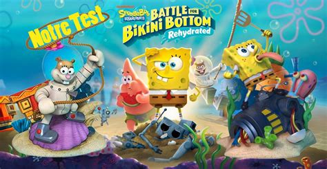 BOB lEponge Bataille pour Bikini Bottom Réhydraté notre Test Steelbook Jeux Vidéo