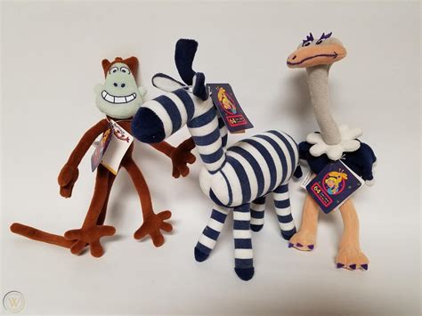 New 64 Zoo Lane Stuffed Push Lot Cartoon Tv Kid Child Movie Dvd Bbc