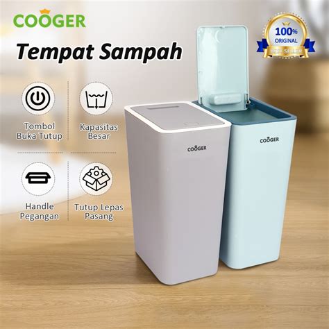 Jual Cooger Tempat Sampah Tutup Multifungsi Tong Sampah Aesthetic