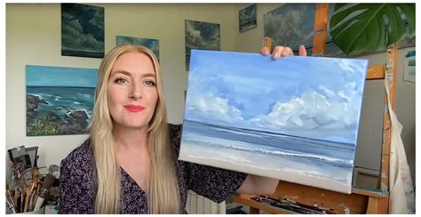 Acrylic Seascape Painting A Two Color Technique Tutorial — Katie Jobling