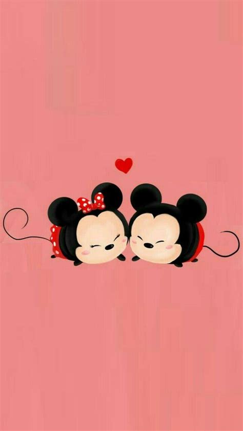 Cute Mickey Mouse And Minnie Mouse Wallpaper