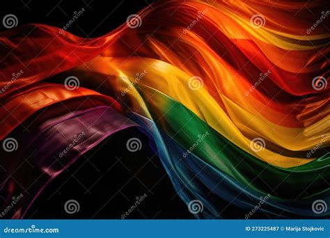 Lgbt Rainbow Background Lgbtq Gay Pride Rainbow Flag Background Generative Ai Stock