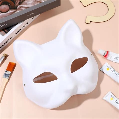 Maska kota biała - Cosplay Manager