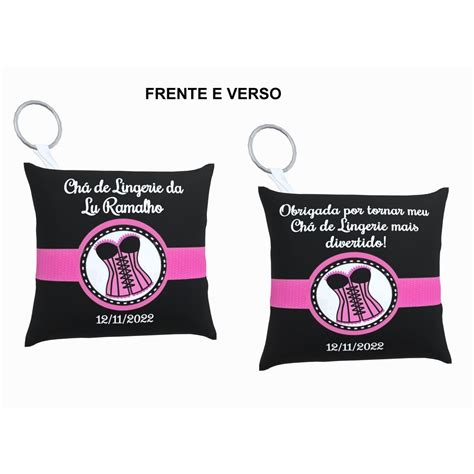 Kit Chaveiros Almochaveiros Para Lembrancinhas De Ch De Lingerie Frente E Verso