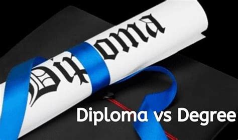 Differences Between Diploma And Degree Courses Coursesxpert