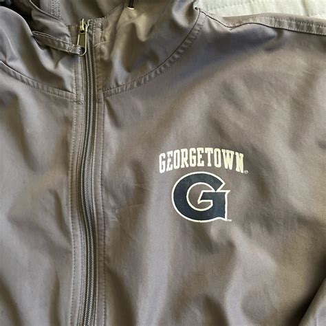 Georgetown Champion Jacket Y2k Size Large 810 Depop