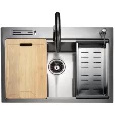 Кухонная мойка Avina ZEPEIN D6550HD PVD Графит (PROFESSIONAL) купить в ...