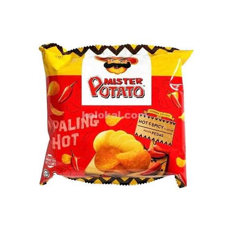 MISTER POTATO CHIPS HOT & SPICY SNACK PACK 75G - Kelokal.com