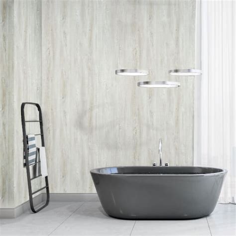 Zest Liner Plastic Wall Cladding Panels 10mm In Nordic Matt