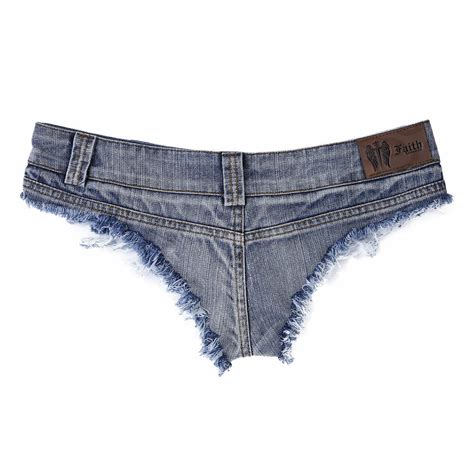 Women S Mini Shorts Denim Cut Off Low Rise Waist Sexy Micro Jeans Hot Pants EBay