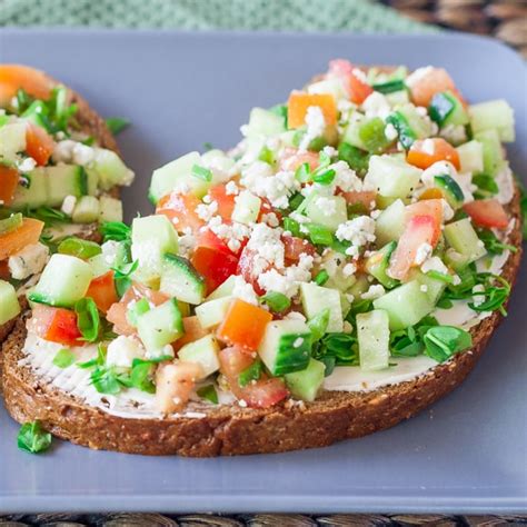 open faced veggie sandwiches jo cooks