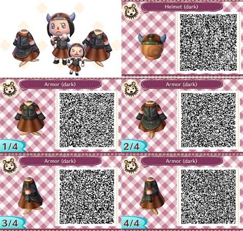 Armor Dark Acnl Qr Code By Nyty8854 On Deviantart