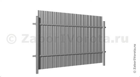 Купить дешевый забор из профнастила С8 2,0 м по стоимости материала