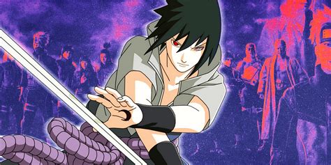 naruto sasuke uchiha wallpapers wallpaper sunset sword katana