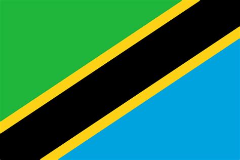 Flag of Tanzania - Tanzania/Dodoma. FlagFlare