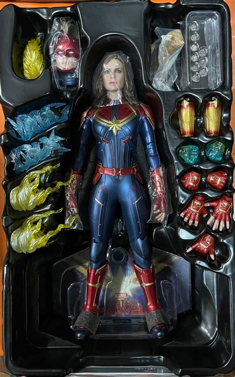 Hot Toys Captain Marvel Deluxe Version MMS522 BIB Hobbies Toys Toys Games On Carousell