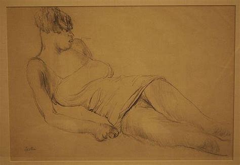 Lot Jacob Epstein Reclining Nude