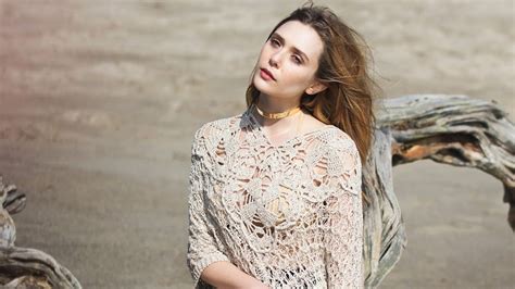 Elizabeth Olsen Brunette Girl 4K 225 Wallpaper IPhone Phone