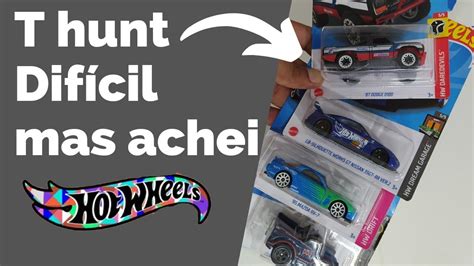 Novidades Hot Wheels T Hunt Dif Cil De Achar Youtube