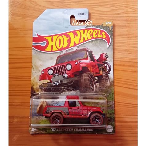 Jual Hot Wheels Mud Runners Jeepster Commando Merah Shopee Indonesia
