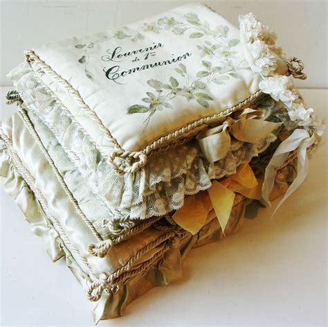 Rare French Antique Silk Pochette Lingerie Case Folder Silk Champagne Colored Handpainted