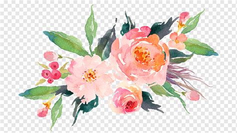 Ilustraci N De Rosas Rosadas Acuarela Flores Acuarela Pintura Flor