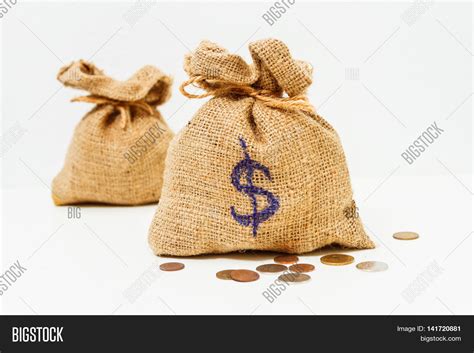 Bag Coinsbags Filled Image And Photo Free Trial Bigstock