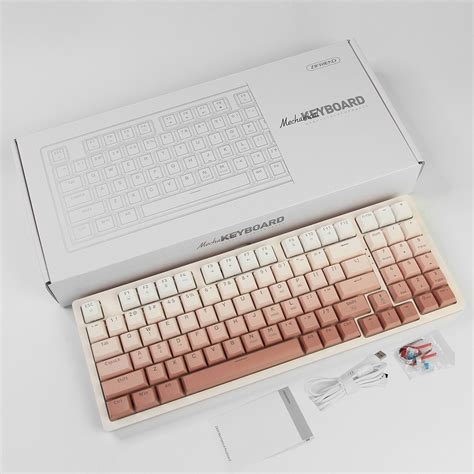Zifriend Za Hot Swappable Keys Backlit Mechanical Keyboard Wired Gaming Keyboard Gasket