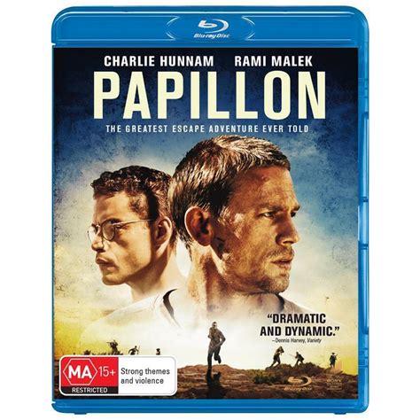 Papillon Blu Ray Charlie Hunnam Rami Malek Region B Ebay