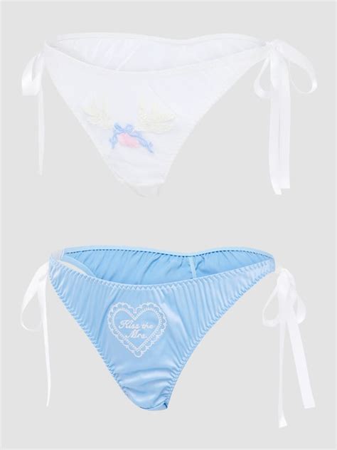 Flirty Wordy Bridal Piece Bikini Set Savage